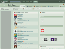Tablet Screenshot of belly-club.deviantart.com