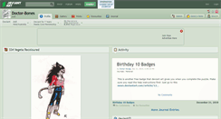Desktop Screenshot of doctor-bones.deviantart.com