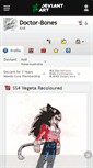 Mobile Screenshot of doctor-bones.deviantart.com