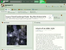 Tablet Screenshot of alarment13.deviantart.com