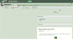 Desktop Screenshot of isabellaluver.deviantart.com