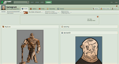 Desktop Screenshot of gamegrunt.deviantart.com