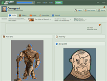 Tablet Screenshot of gamegrunt.deviantart.com