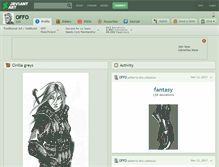 Tablet Screenshot of offo.deviantart.com