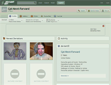 Tablet Screenshot of cpt-newt-forward.deviantart.com