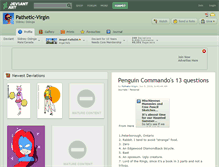 Tablet Screenshot of pathetic-virgin.deviantart.com