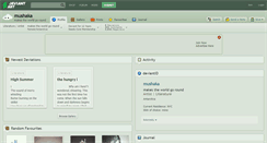 Desktop Screenshot of mushaka.deviantart.com