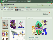 Tablet Screenshot of catpiluca-picolela.deviantart.com