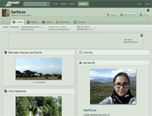 Tablet Screenshot of darthlee.deviantart.com