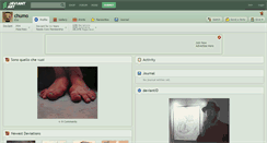 Desktop Screenshot of chumo.deviantart.com