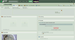 Desktop Screenshot of lolaluvsme.deviantart.com