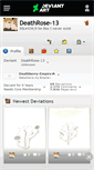 Mobile Screenshot of deathrose-13.deviantart.com