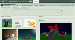 Desktop Screenshot of moonlightandlunary.deviantart.com