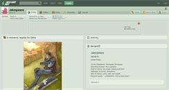 Desktop Screenshot of jakespeare.deviantart.com