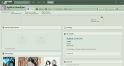 Desktop Screenshot of mystical-love-eyes.deviantart.com