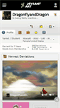 Mobile Screenshot of dragonflyanddragon.deviantart.com