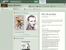 Tablet Screenshot of doctor-whovians.deviantart.com