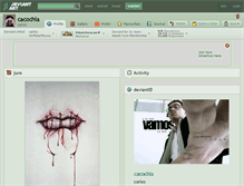 Tablet Screenshot of cacochia.deviantart.com