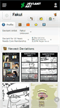 Mobile Screenshot of fakui.deviantart.com