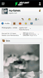 Mobile Screenshot of nu-tones.deviantart.com
