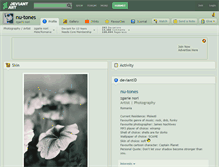 Tablet Screenshot of nu-tones.deviantart.com