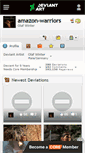 Mobile Screenshot of amazon-warriors.deviantart.com