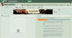Desktop Screenshot of ambient-avalancher.deviantart.com