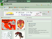 Tablet Screenshot of bba-fans-unite.deviantart.com