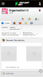 Mobile Screenshot of organisation13.deviantart.com