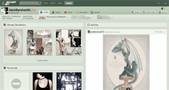 Desktop Screenshot of blackbanshee80.deviantart.com