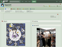 Tablet Screenshot of nappoushi.deviantart.com