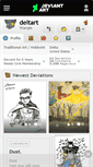 Mobile Screenshot of deltart.deviantart.com