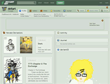 Tablet Screenshot of deltart.deviantart.com