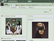 Tablet Screenshot of f-holes.deviantart.com