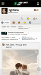 Mobile Screenshot of lightskin.deviantart.com