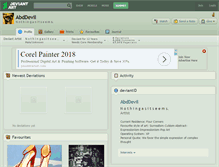 Tablet Screenshot of abddevil.deviantart.com