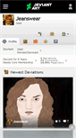Mobile Screenshot of jeanswear.deviantart.com