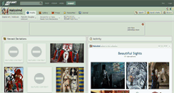 Desktop Screenshot of malcolmd.deviantart.com