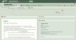 Desktop Screenshot of orange-sheep.deviantart.com