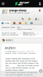 Mobile Screenshot of orange-sheep.deviantart.com