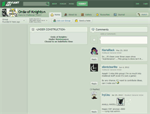 Tablet Screenshot of orda-of-knights.deviantart.com