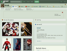Tablet Screenshot of beilab.deviantart.com
