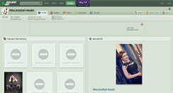 Desktop Screenshot of missjezebel-model.deviantart.com