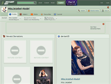 Tablet Screenshot of missjezebel-model.deviantart.com
