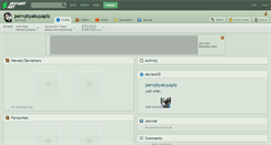 Desktop Screenshot of pervybyakuyaplz.deviantart.com