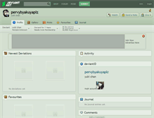 Tablet Screenshot of pervybyakuyaplz.deviantart.com