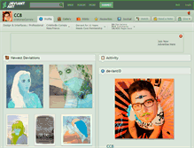 Tablet Screenshot of cc8.deviantart.com
