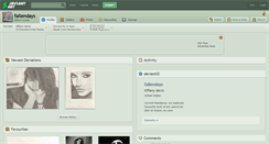 Desktop Screenshot of fallendays.deviantart.com