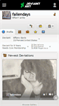 Mobile Screenshot of fallendays.deviantart.com