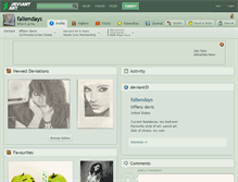 Tablet Screenshot of fallendays.deviantart.com